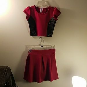 Two Piece Skirt Set